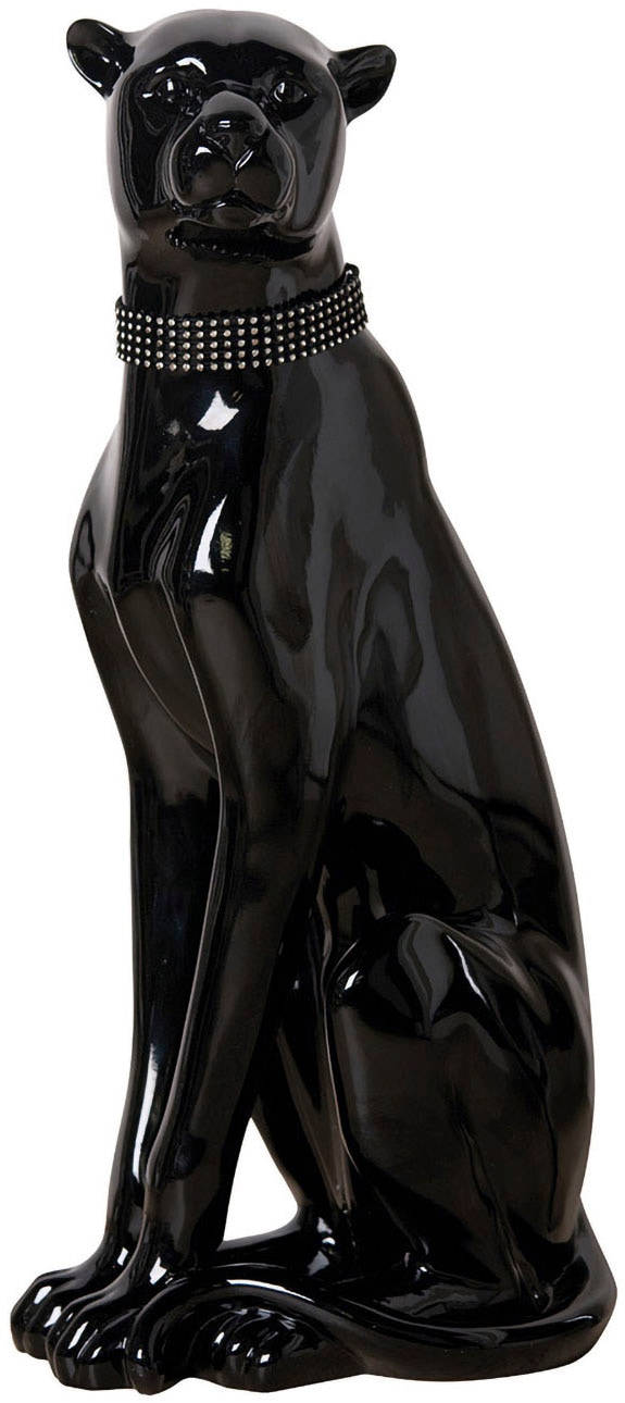 Casablanca by Gilde Tierfigur »Figur Panther  schwarz H. 60 cm«
