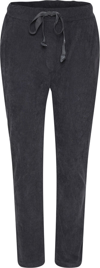 Cream CRLena Slim Pant Anthracite grey dye wash