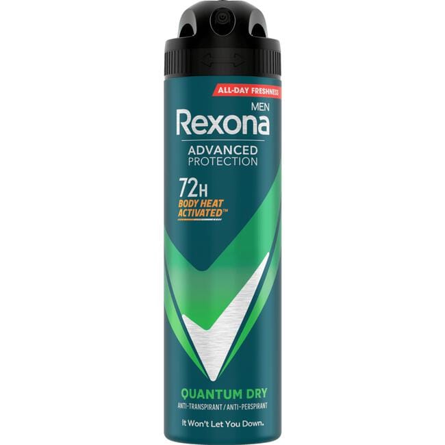 Rexona Men Advanced Protection Quantum Dry Deodorant Spray 150 ML