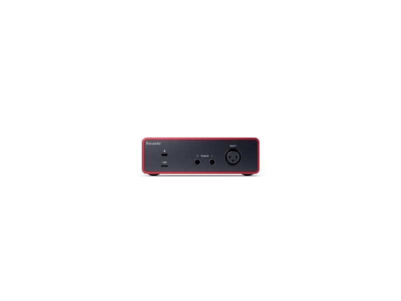 Focusrite Audio Interface Scarlett Solo – 4th Generation Das Audio-Interface mit zwei Ein- und Ausgängen für alle Songwriter