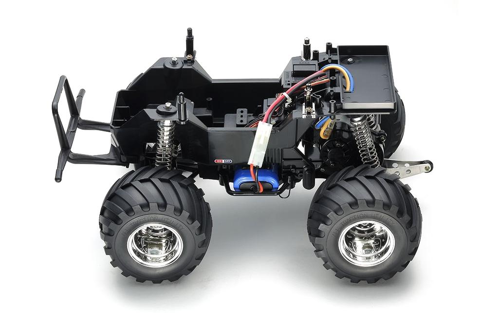 Monster Truck Midnight Pumpkin, Metallic, RWD, Bausatz, 1:12<br>Tamiya Midnight Pumpkin «Chrom Edition» 2WD Monstertruck