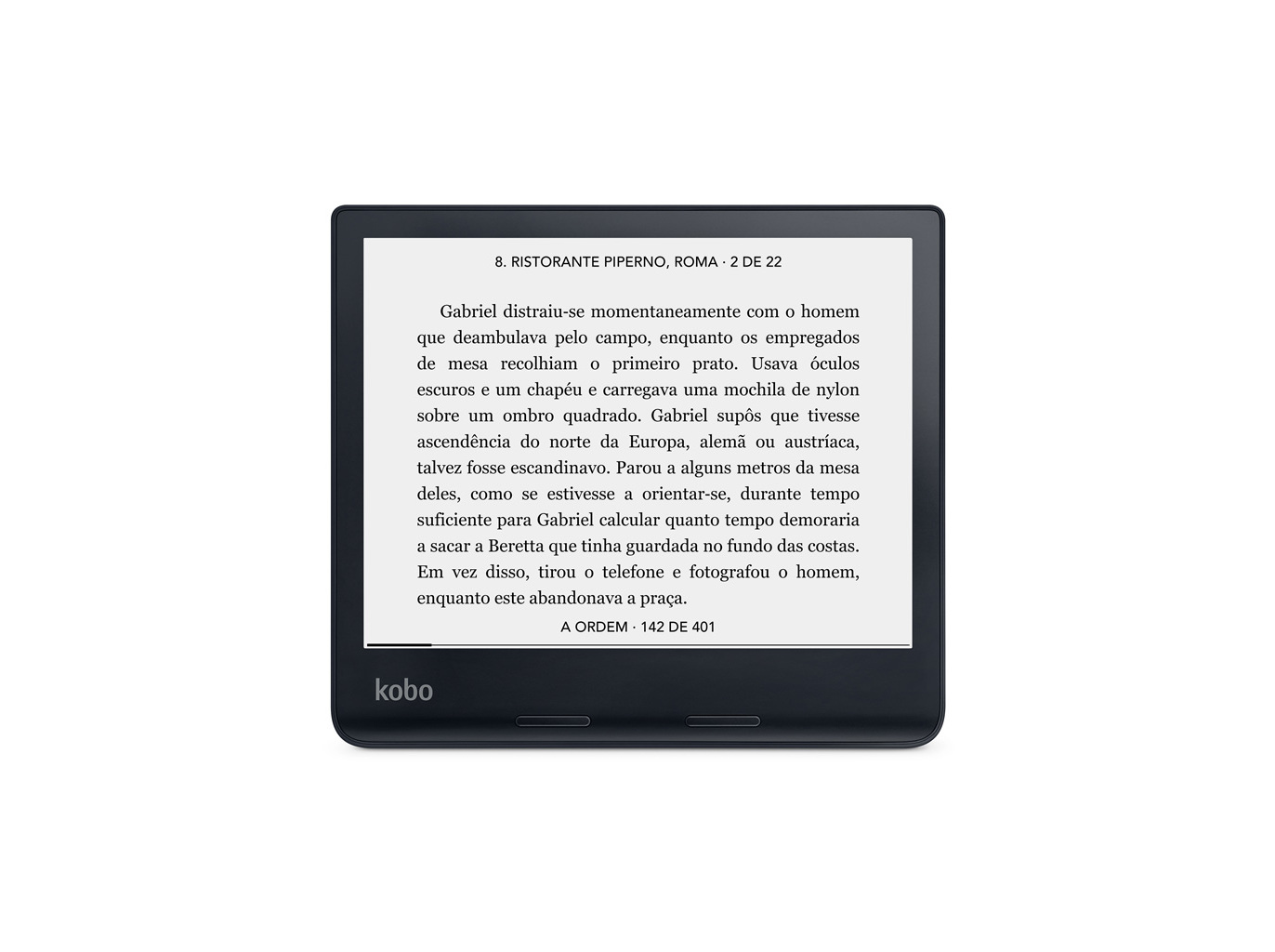 E-BOOK KOBO KOBO SAGE PRETO 8\