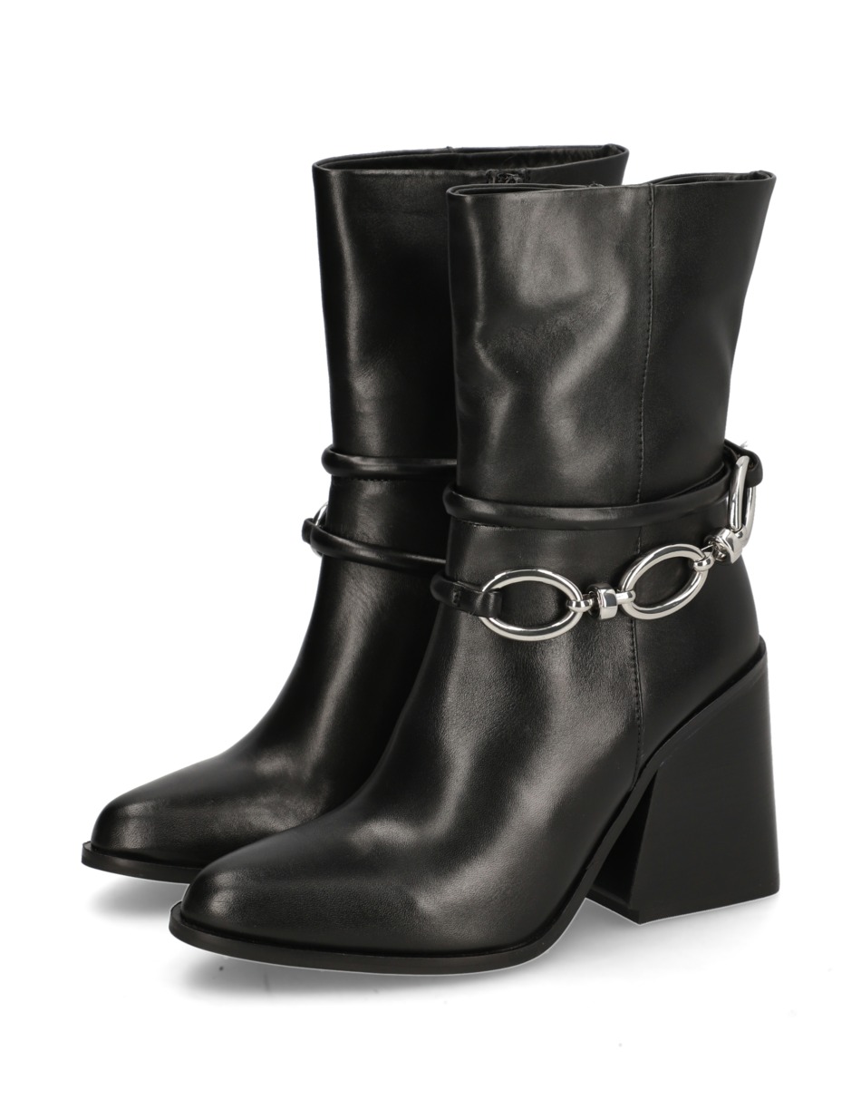 Glattleder Stiefelette