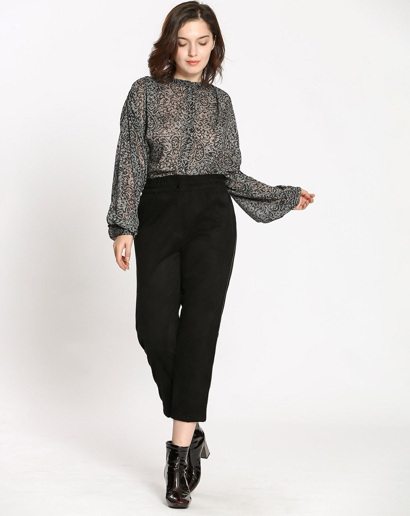 See u Soon Pantalon Lana noir