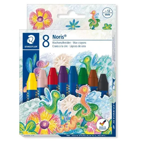 STAEDTLER® 2240 C8 Noris Club Wachsmalkreide 8 Stück Etui