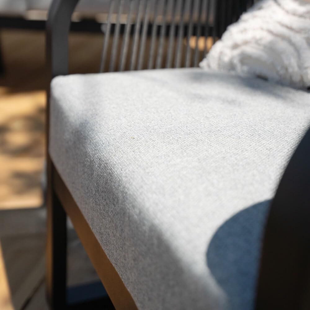 Home Deluxe Gartenlounge MARABA – Aluminium | Moderne & wetterfeste Lounge-Garnitur für Terrasse & Garten
