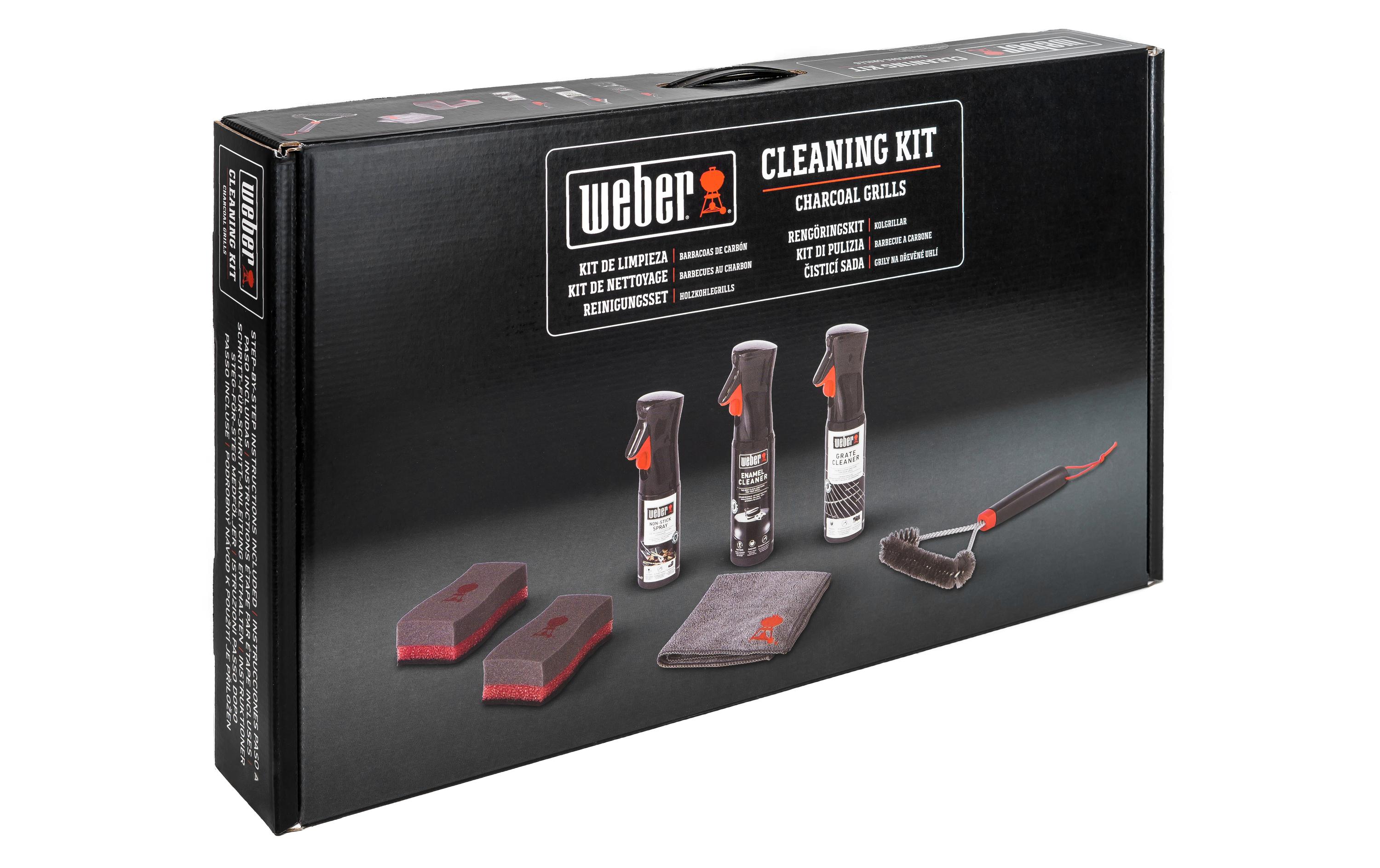 Grillreiniger Set, für alle HolzkohlegrillsReinigungs-Set, 7-teilig