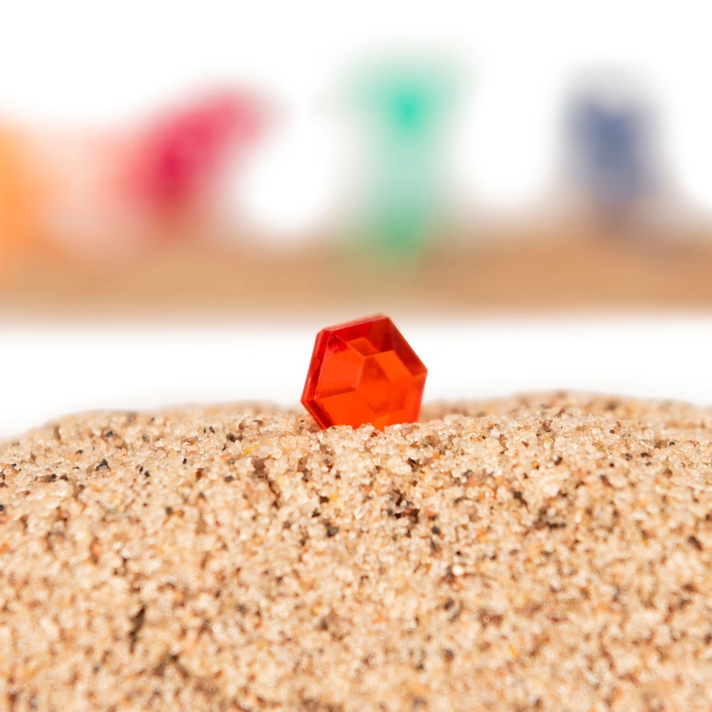 Sink N' Sand, Treibsand-Brettspiel für Kinder mit kinetischem Sand