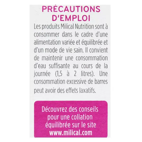 Milical Barres Minceur Hyperprotéinées Noix de Coco 6 unités
