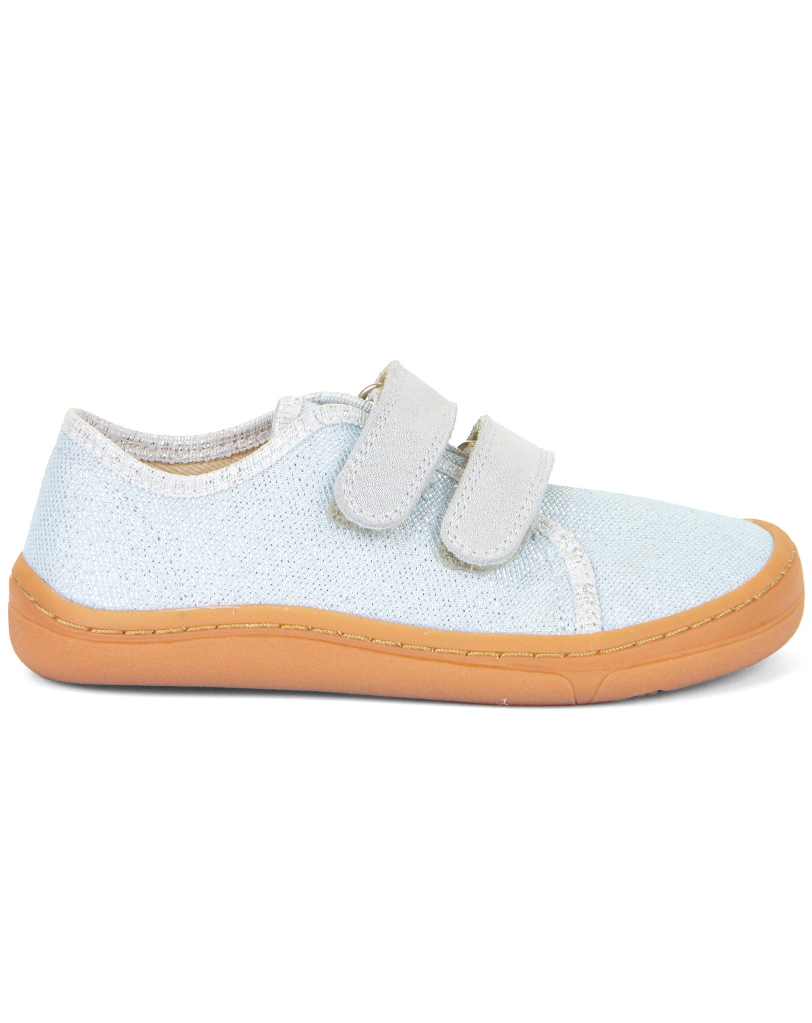 Klett-Halbschuhe CANVAS in silver