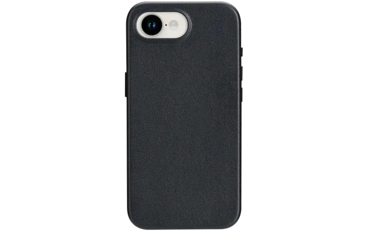 Book Cover Roskilde iPhone 16e BlackSchutzhülle aus Leder mit MagSafe-Funktion für das Apple iPhone 16e