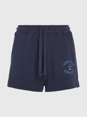 Shorts de moletom com logo