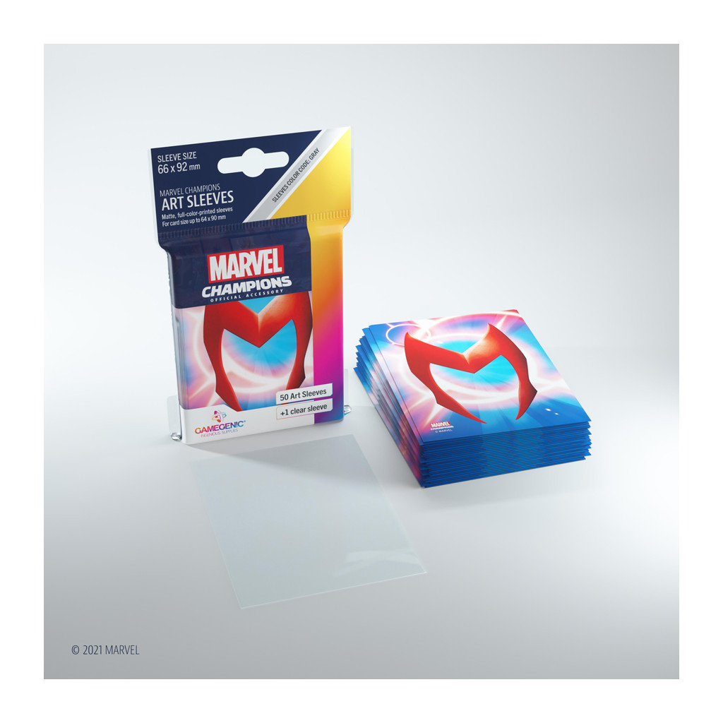 Gamegenic - Marvel Champions Art Sleeves - Scarlet Witch