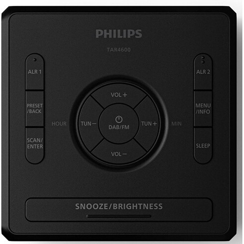 Radio-réveil Philips TAR4500 Noir