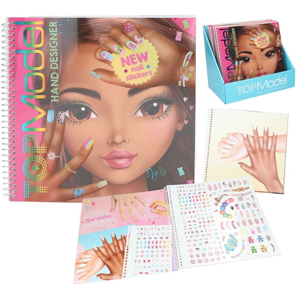 Køb TOPModel Create Your Hand Design Malebog