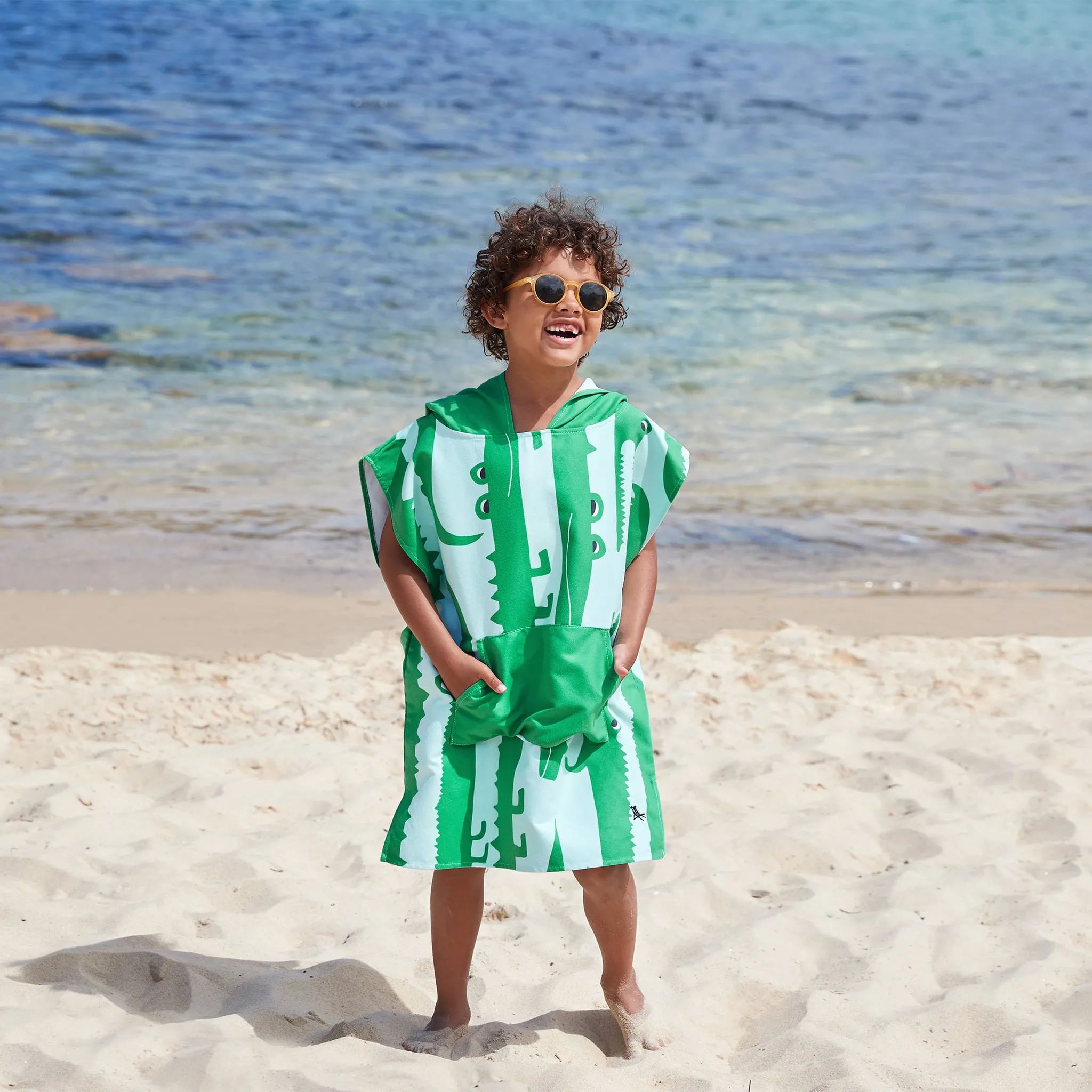 Dock & Bay Poncho 3-5ans - Alligator