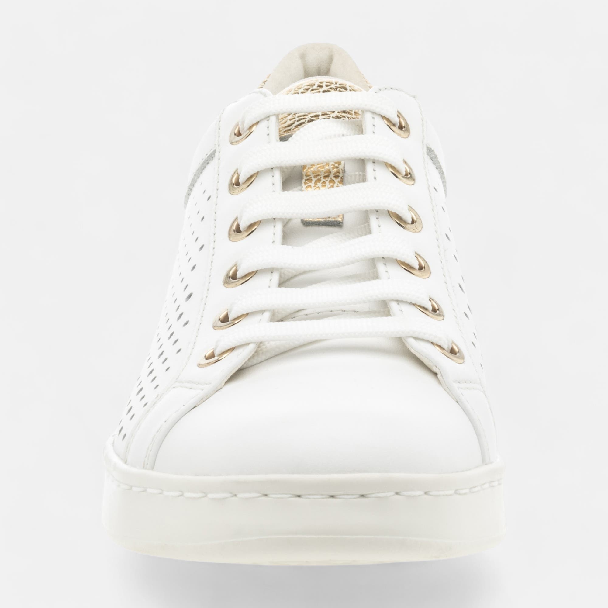 Baskets basses Femme en cuir blanc