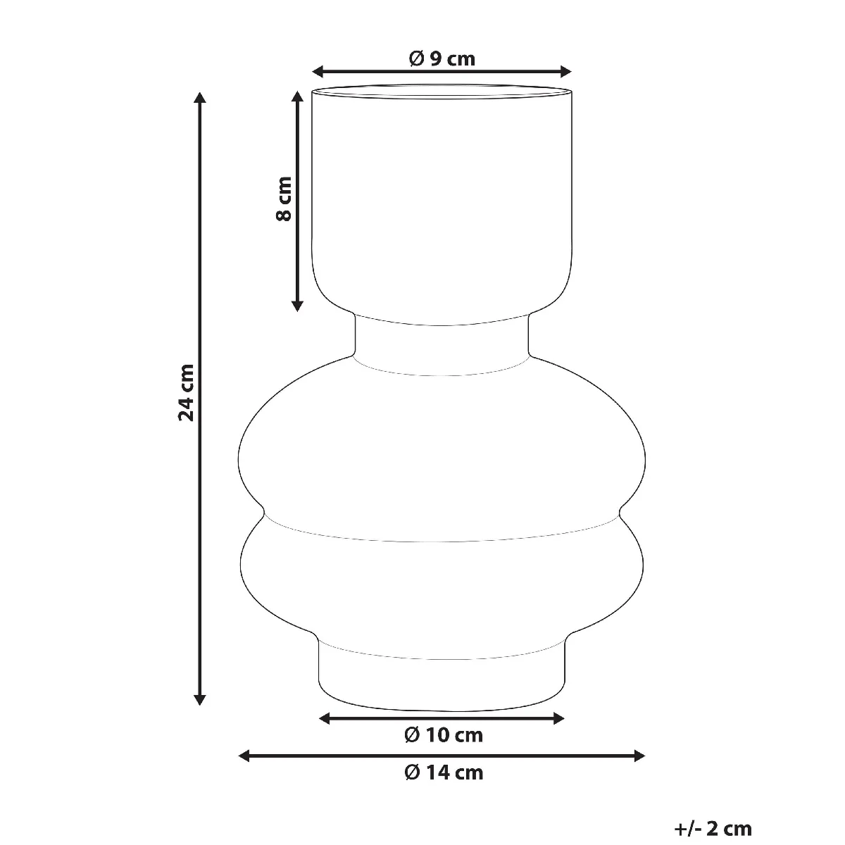 Beliani RODIA Vase