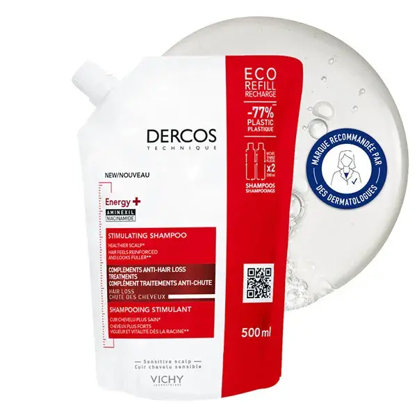 Shampoo Vichy Dercos Technique Eco-refill Energy+ 500ml