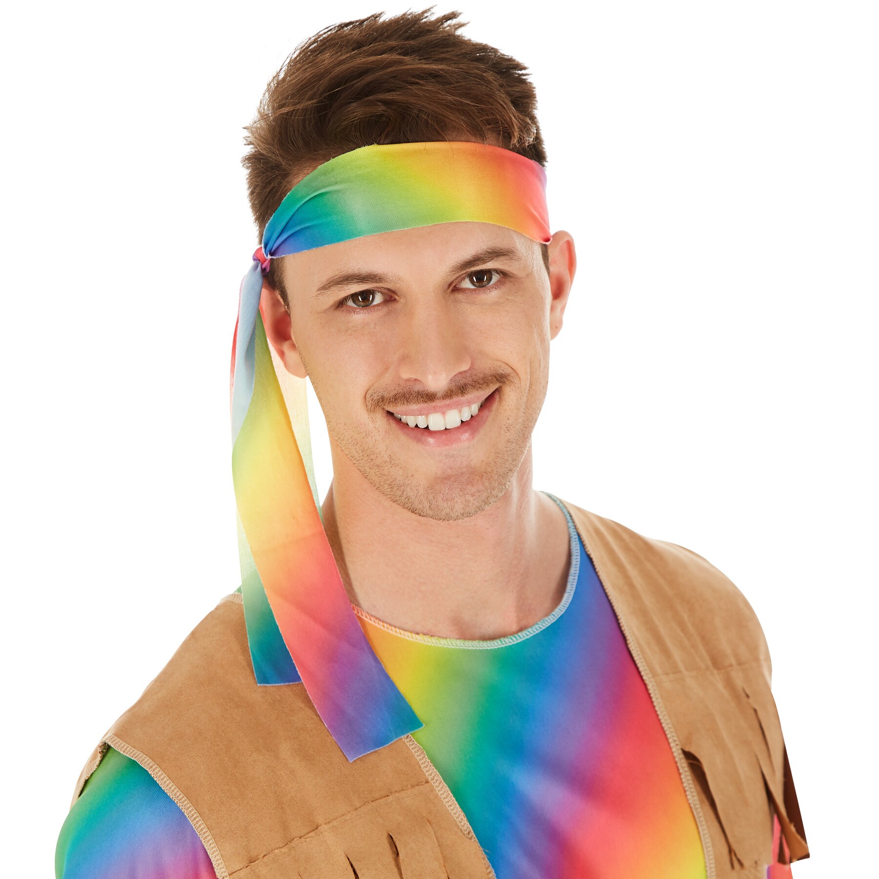 tectake® Herrenkostüm Hippie Peace