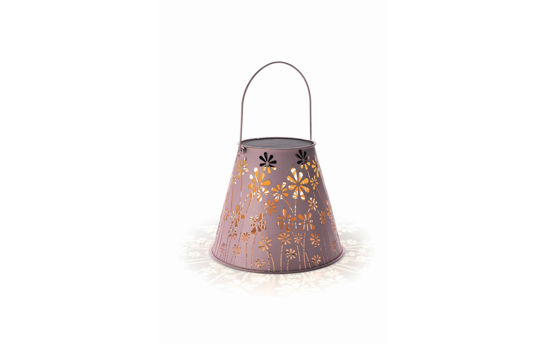 Laterne Solar Antic Daisy, Ø 26 x 21 cm, AltrosaSolarleuchte zum Aufstellen oder Aufhängen