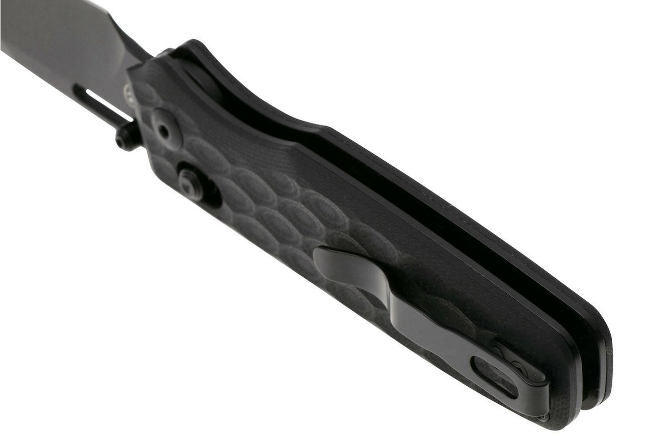 Kizer Vanguard Task V3641C2 Black 154CM, Black G10, zakmes, Nick Consoli design
