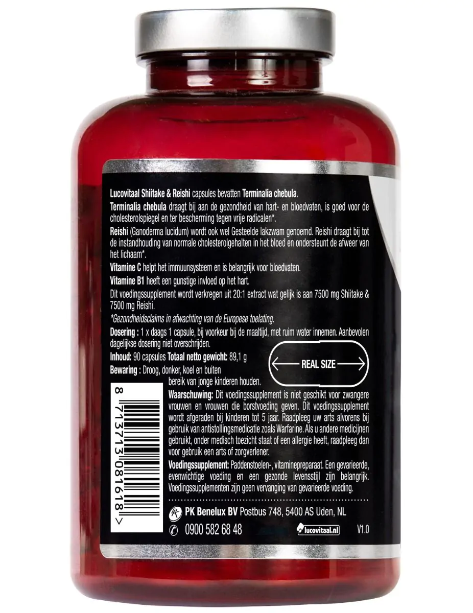 Shiitake & Reishi 90 capsules