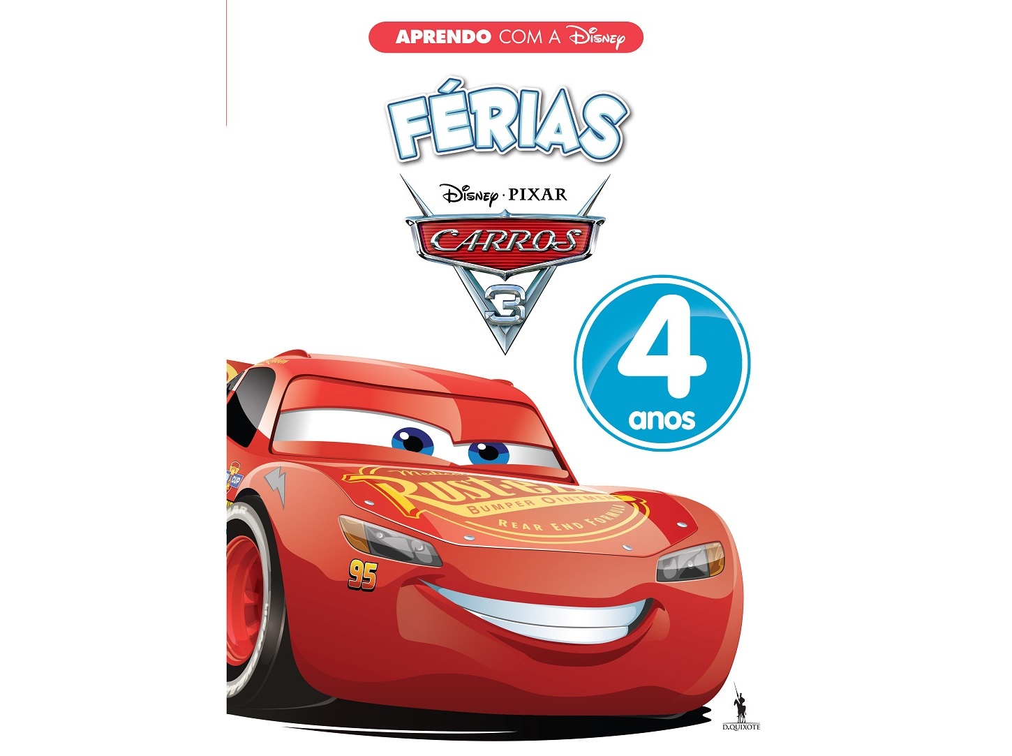 LIVRO FÉRIAS COM CARROS 3: 4 ANOS DE: DISNEY