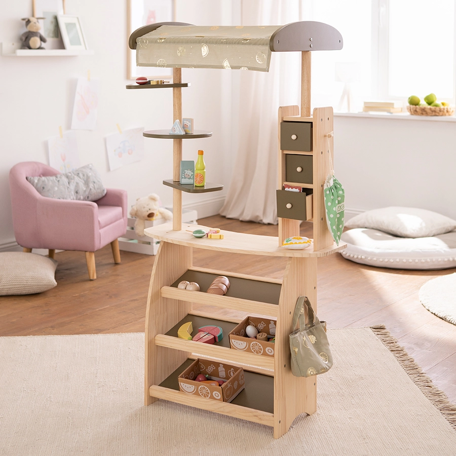 howa Kaufladen Marktstand Lucky mit Markise