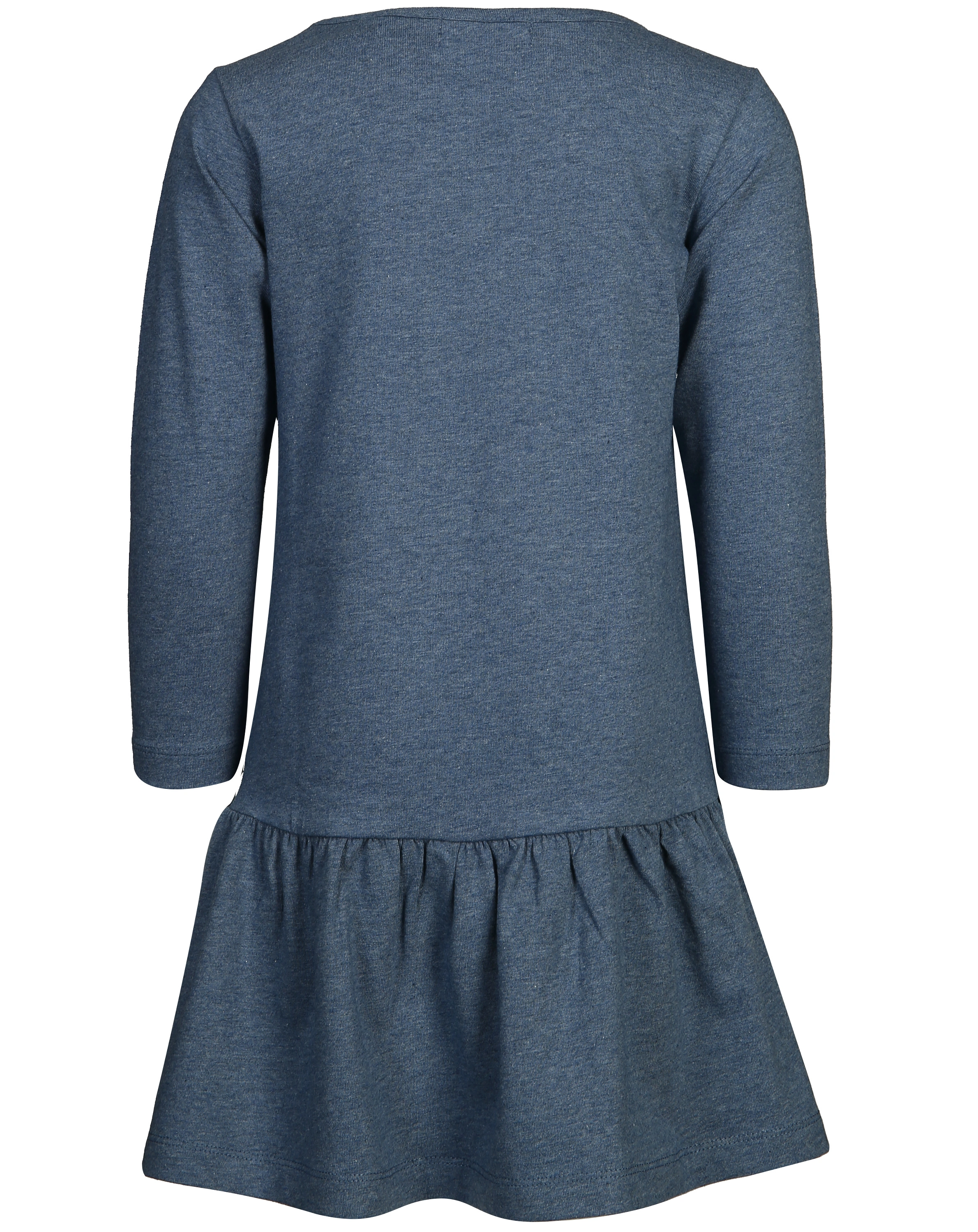 Langarmkleid BUNTER SCHMETTERLING in jeansblau