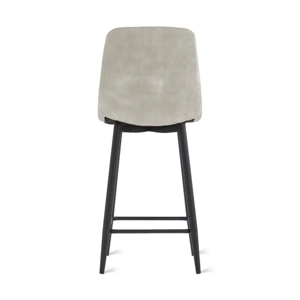 2x Barkruk Jax - Velvet Taupe (Set van 2)