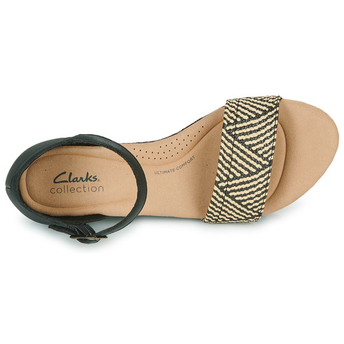 Clarks - ROSE EASE - Noir / Beige