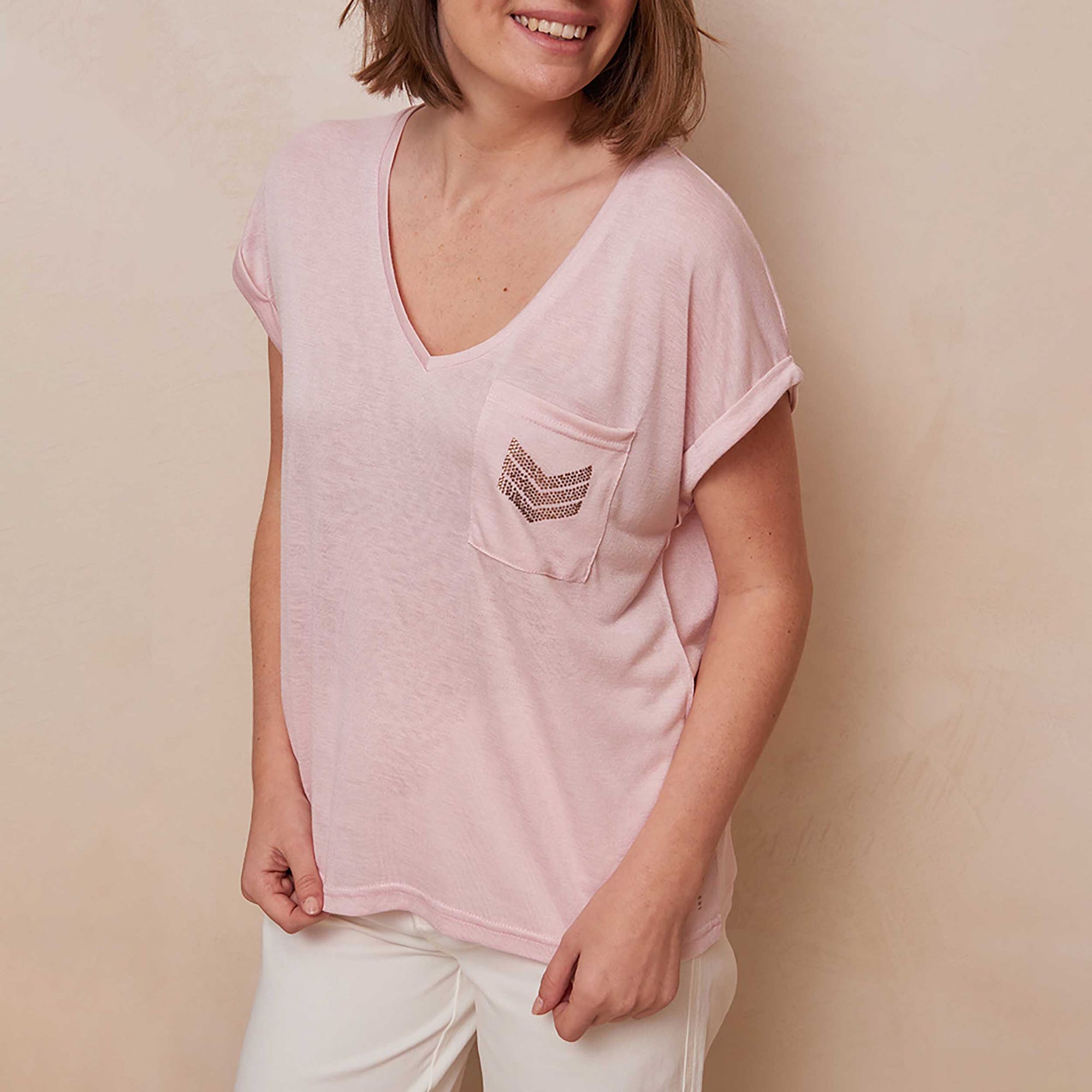 T-shirt Femme rose