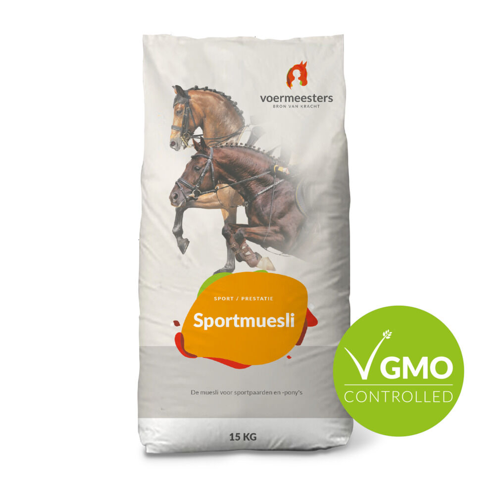Voermeesters Sportmuesli - Sport/Prestatie - 15 Kilogram - Zak
