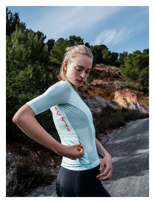 Maillot Manches Courtes Femme Adicta Lab Alate V2 Bleu