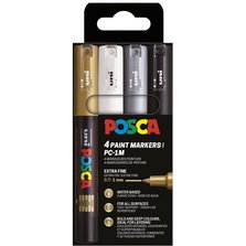 Marqueur à pigment PC-1MC, étui de 8, couleurs douces