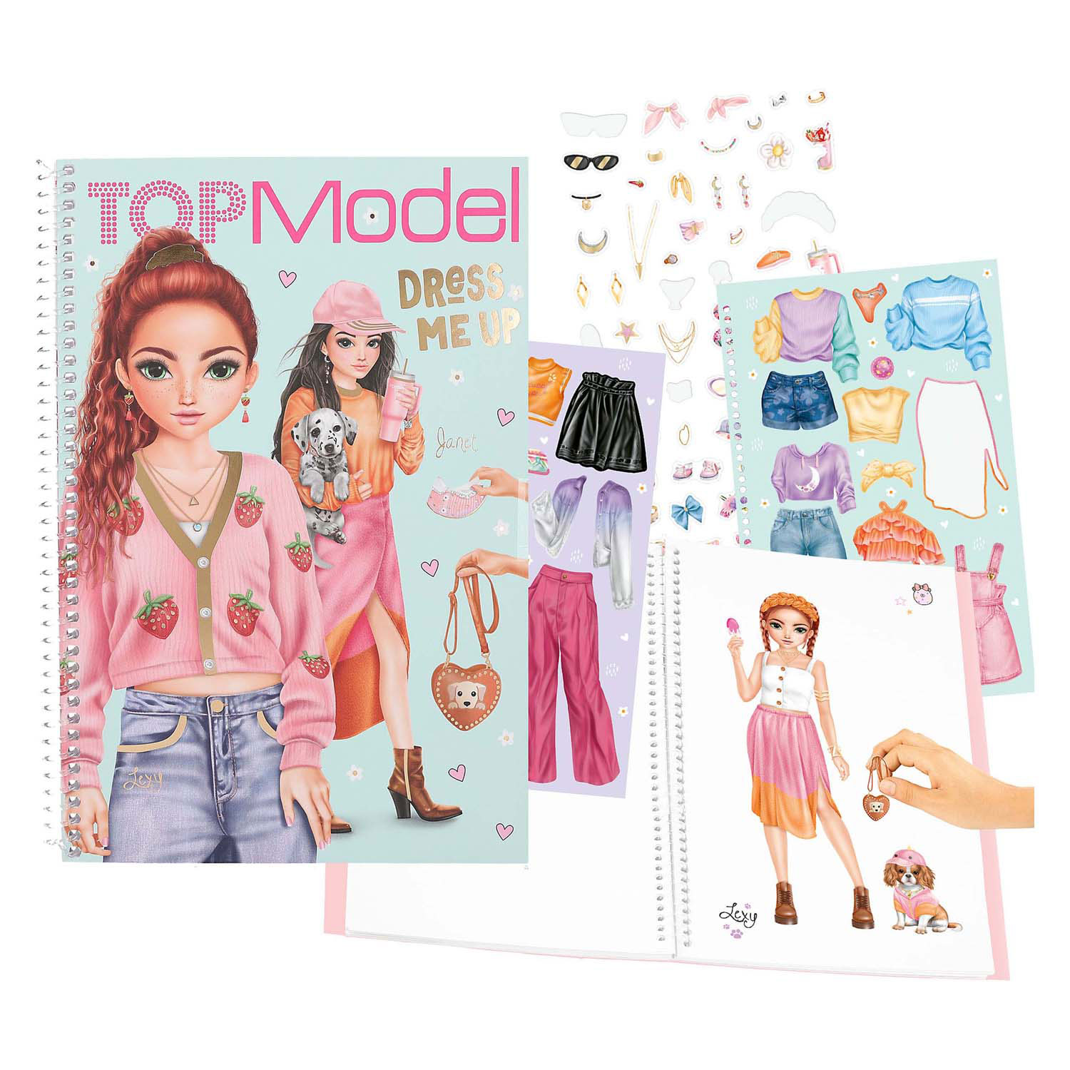 TOPModel Dress me Up Stickerboek Groot