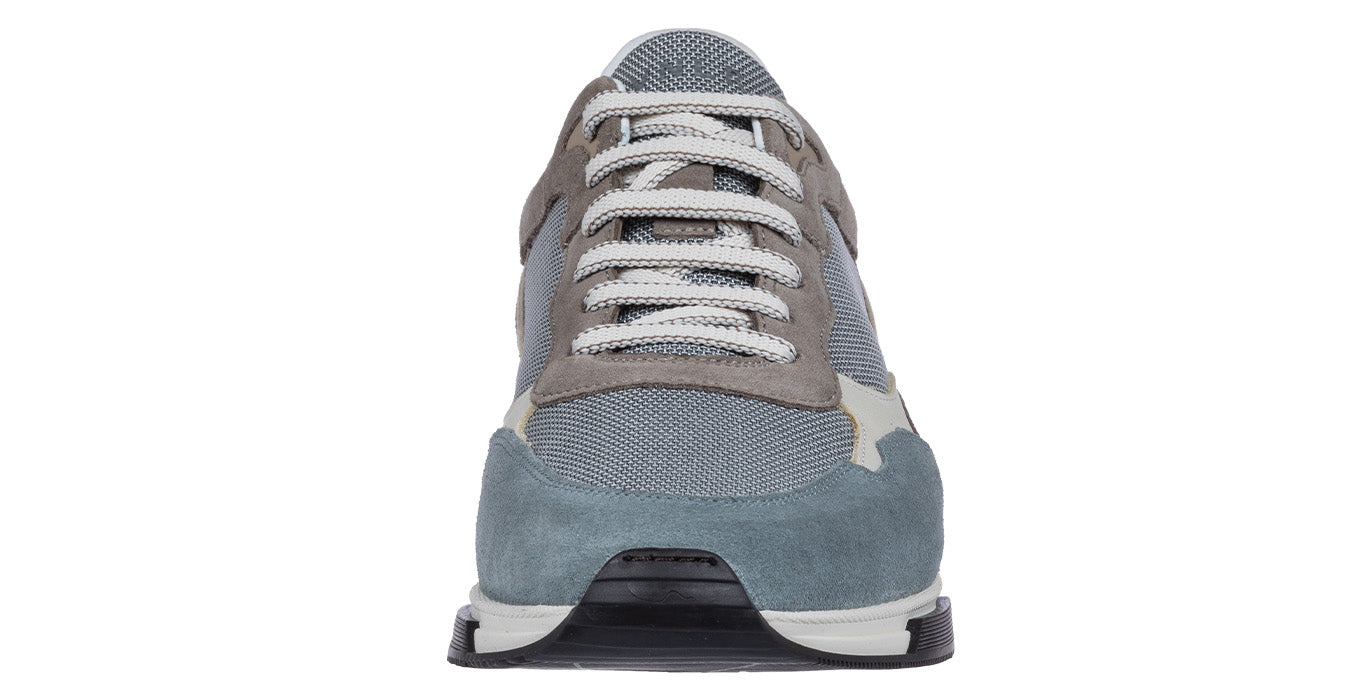 Blauw grijs combi Romeo sneaker
