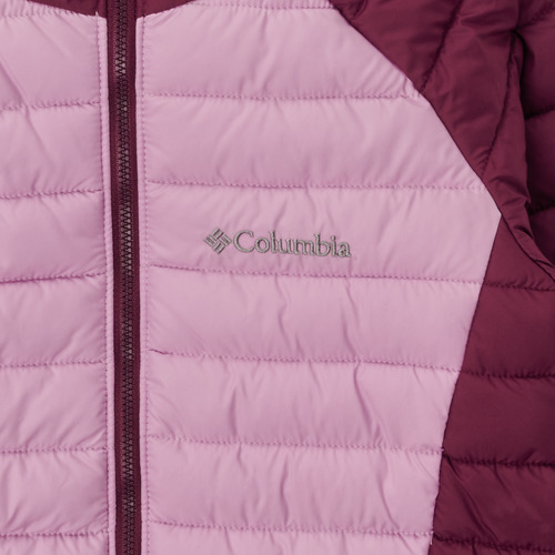 Columbia - POWDER LITE HOODED JACKET - Bordeaux / Rose