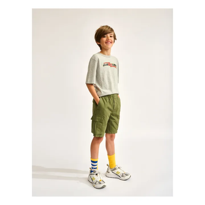 Bellerose Short Cargo Paz | Vert kaki