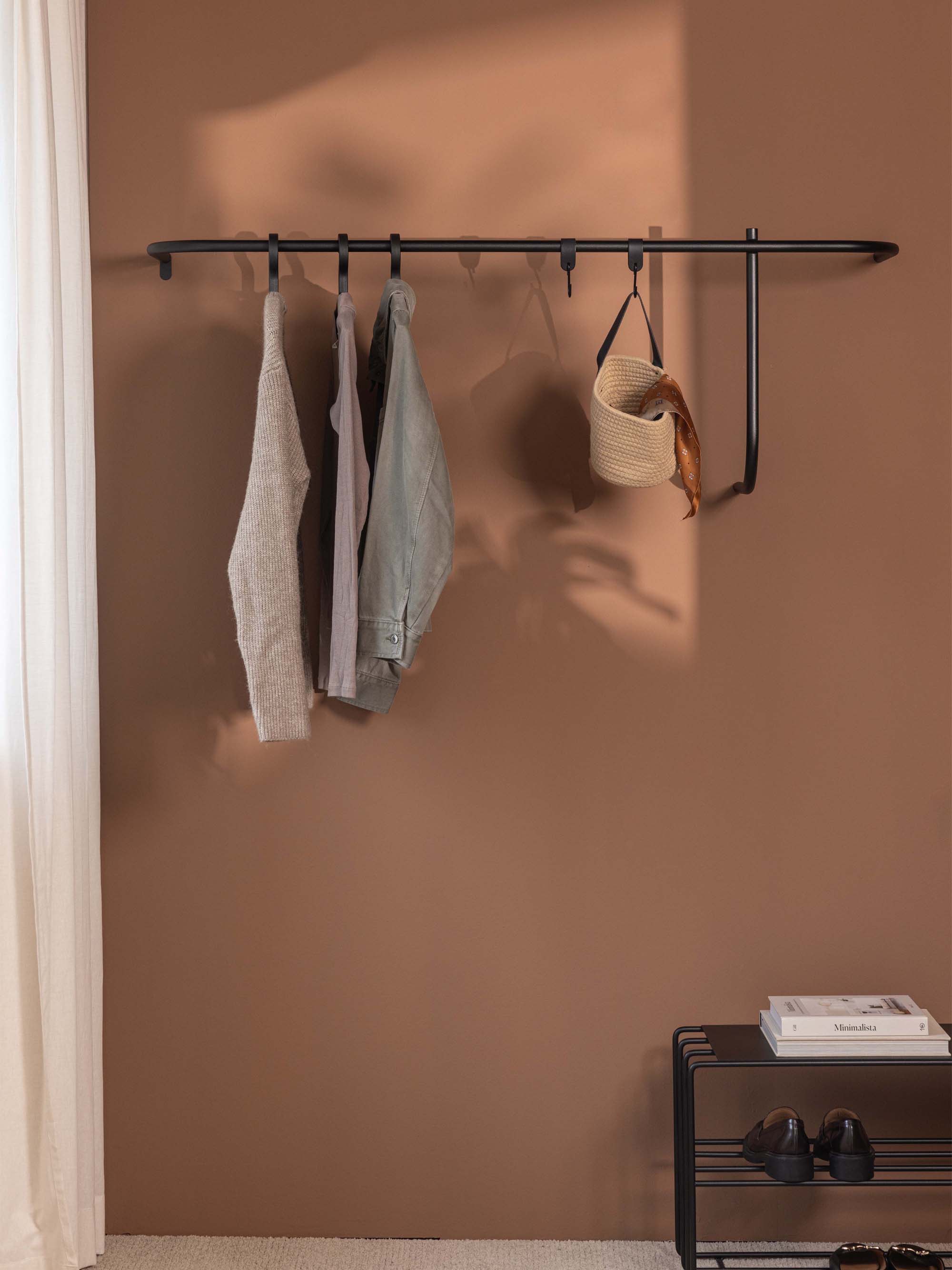 Wandkapstok Tamina