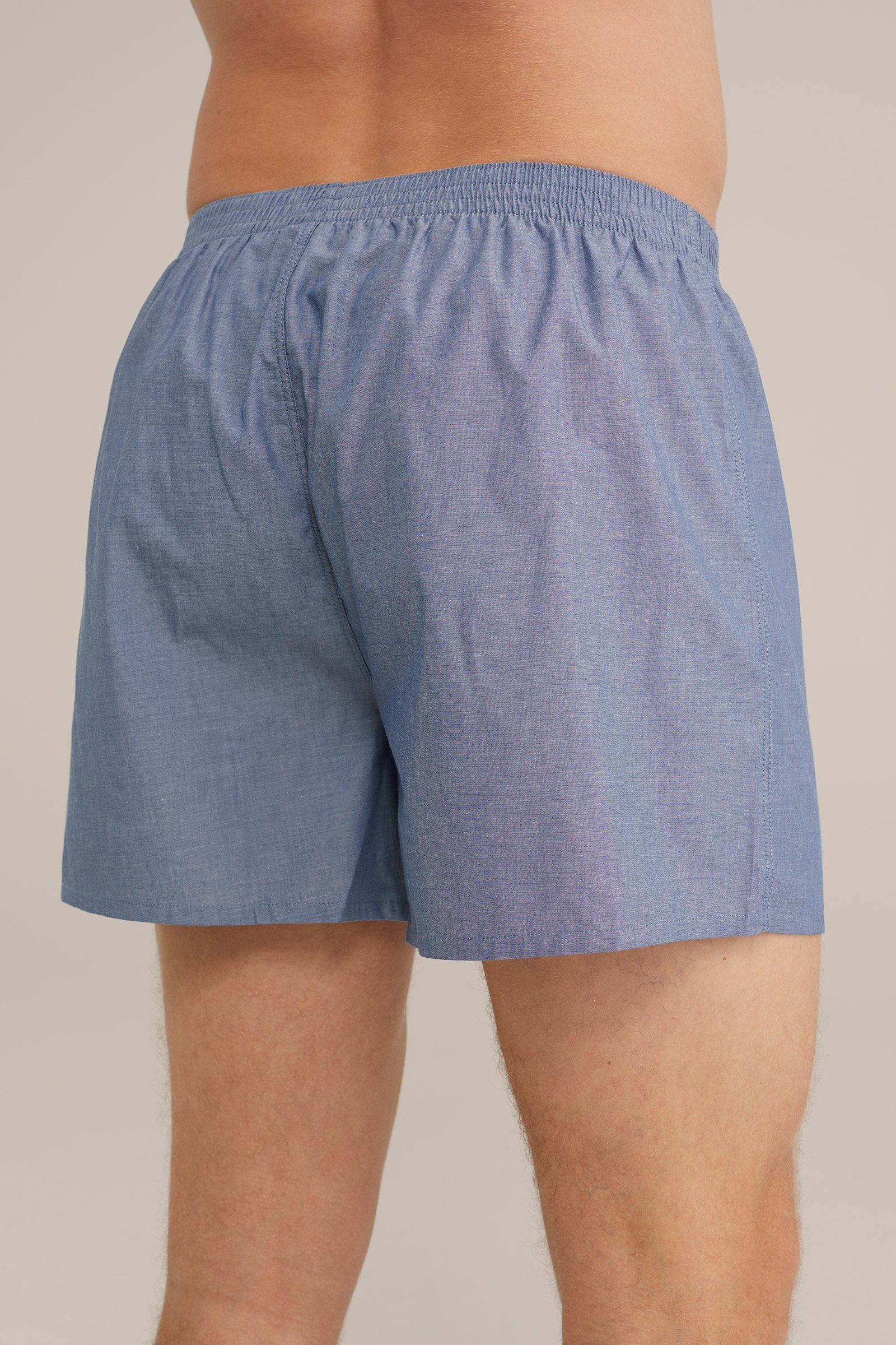 Geweven boxershort WE Fashion Blauw