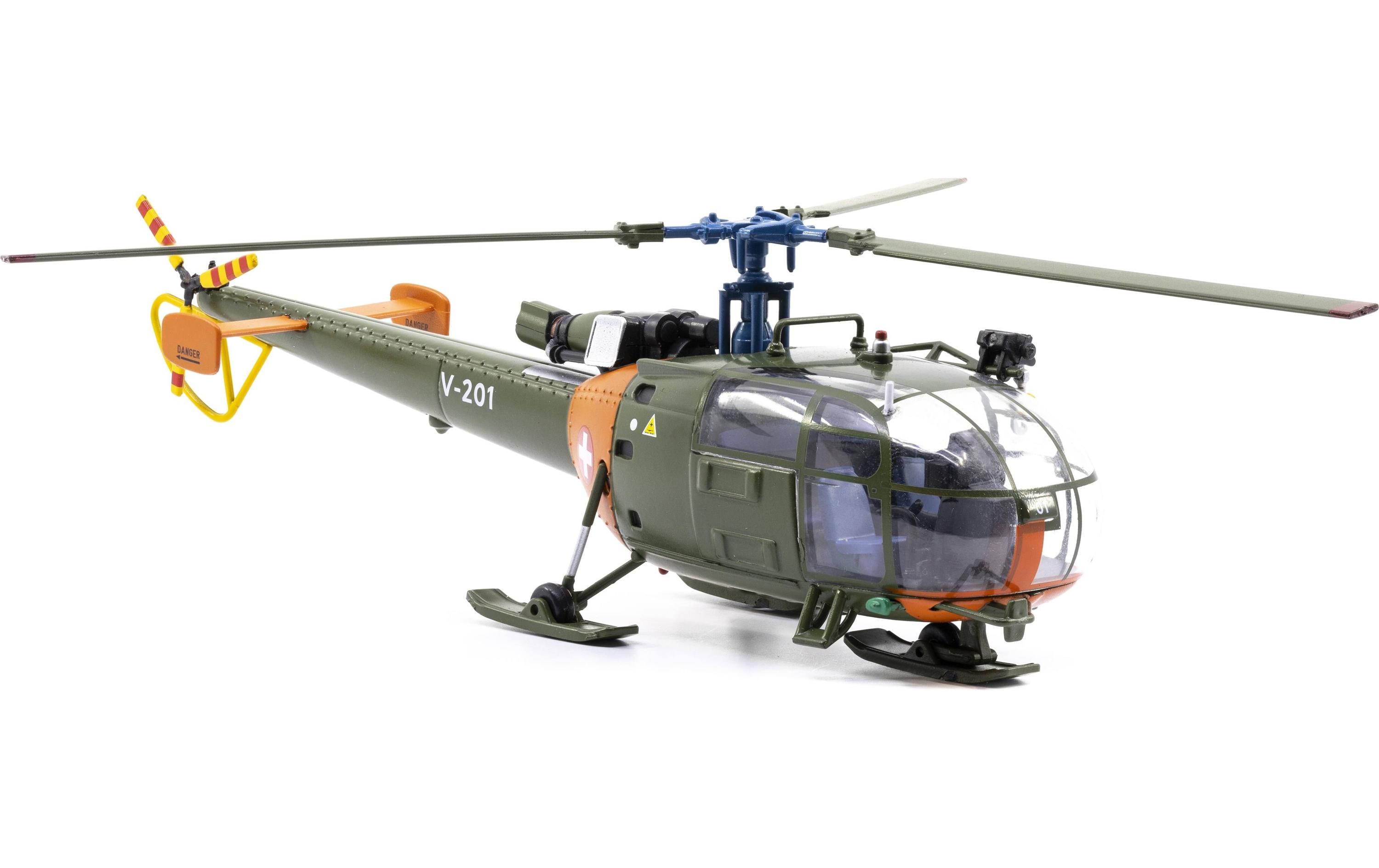 Alouette III Swiss Air Force V-201 1:72Modellflugzeug Schweizer Luftwaffe