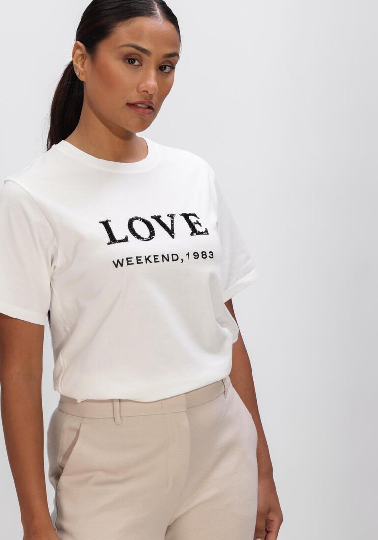 gebroken wit max mara t-shirt agile