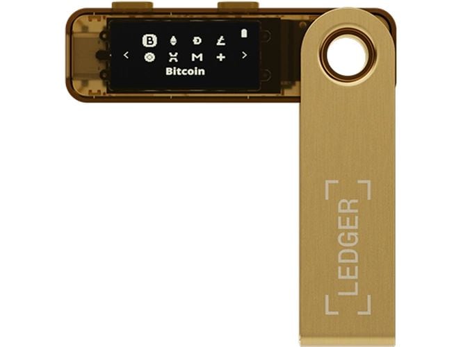 Ledger Nano S Plus Gold Crypto-Hardware-Wallet zum Kaufen, Verwalten und Vermehren digitaler Vermögenswerte