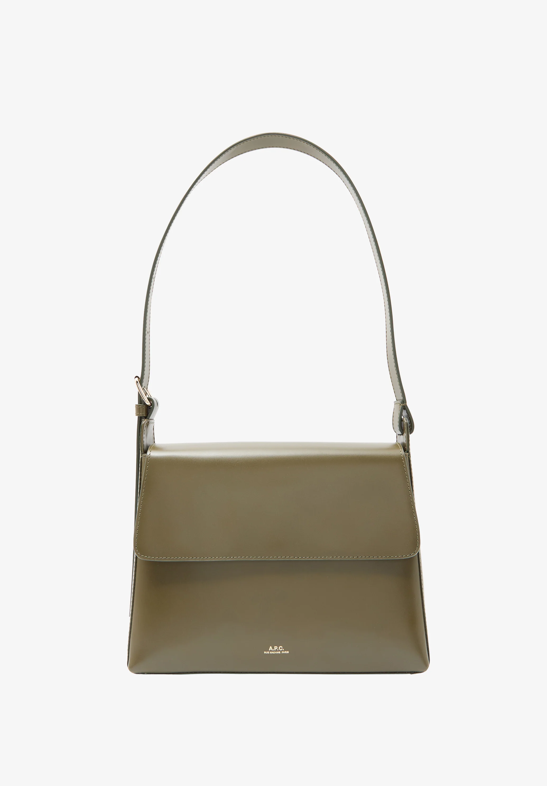 sac virginie flap - Kaki fonce