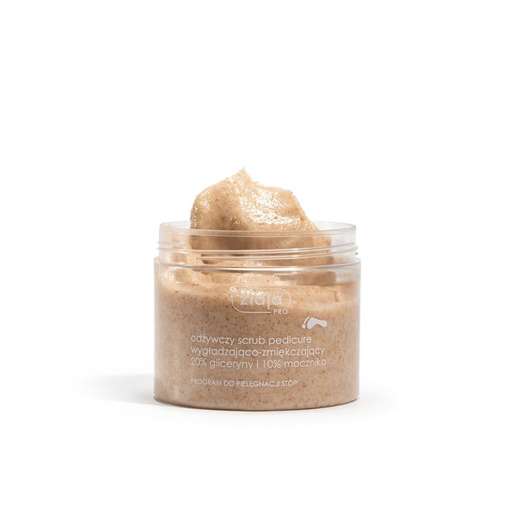 Ziaja Pro pedicure voedende voetscrub gladmakend en verzachtend met Glycerine en Ureum 300 ml