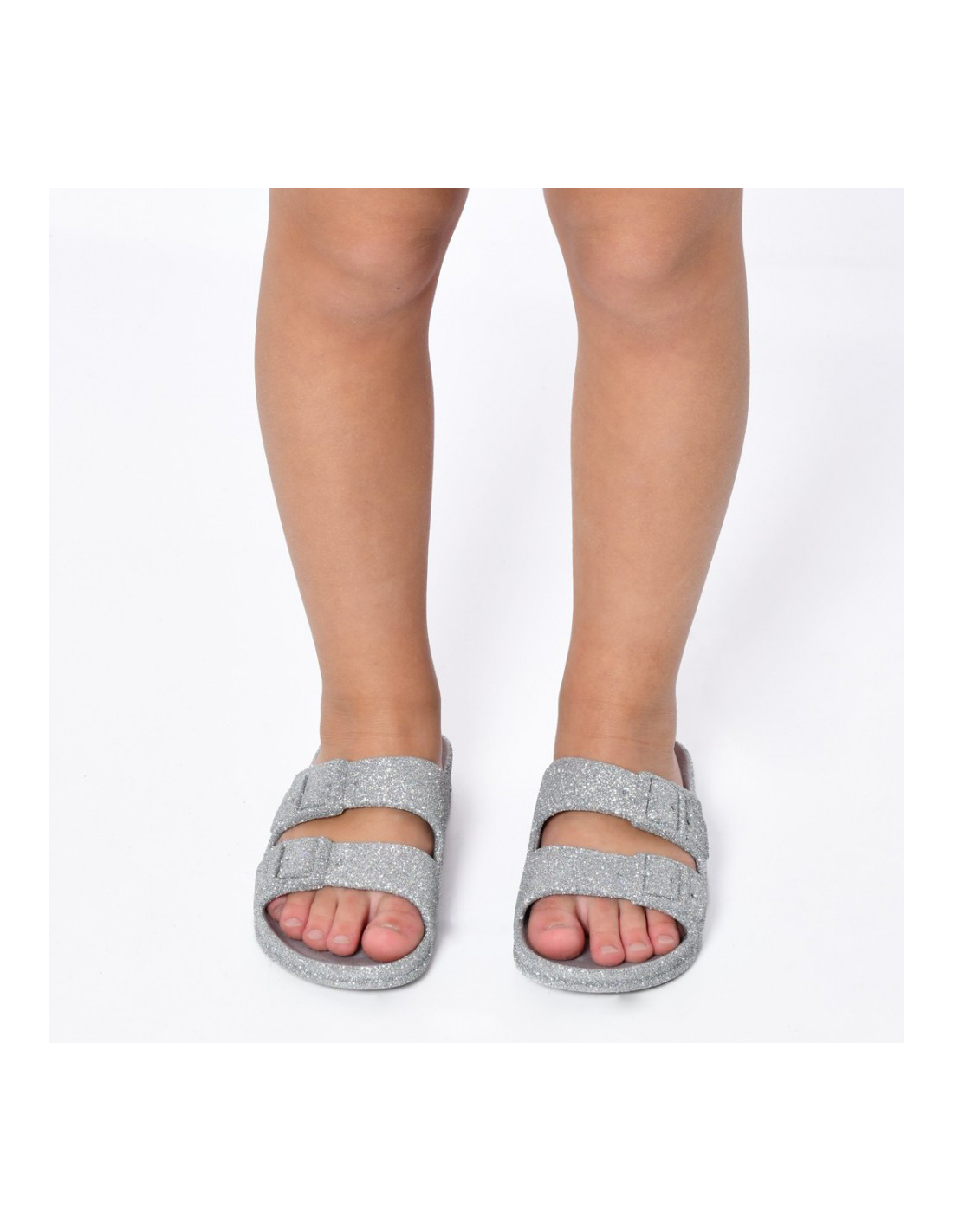 cacatoes claquettes enfant trancoso kids silver