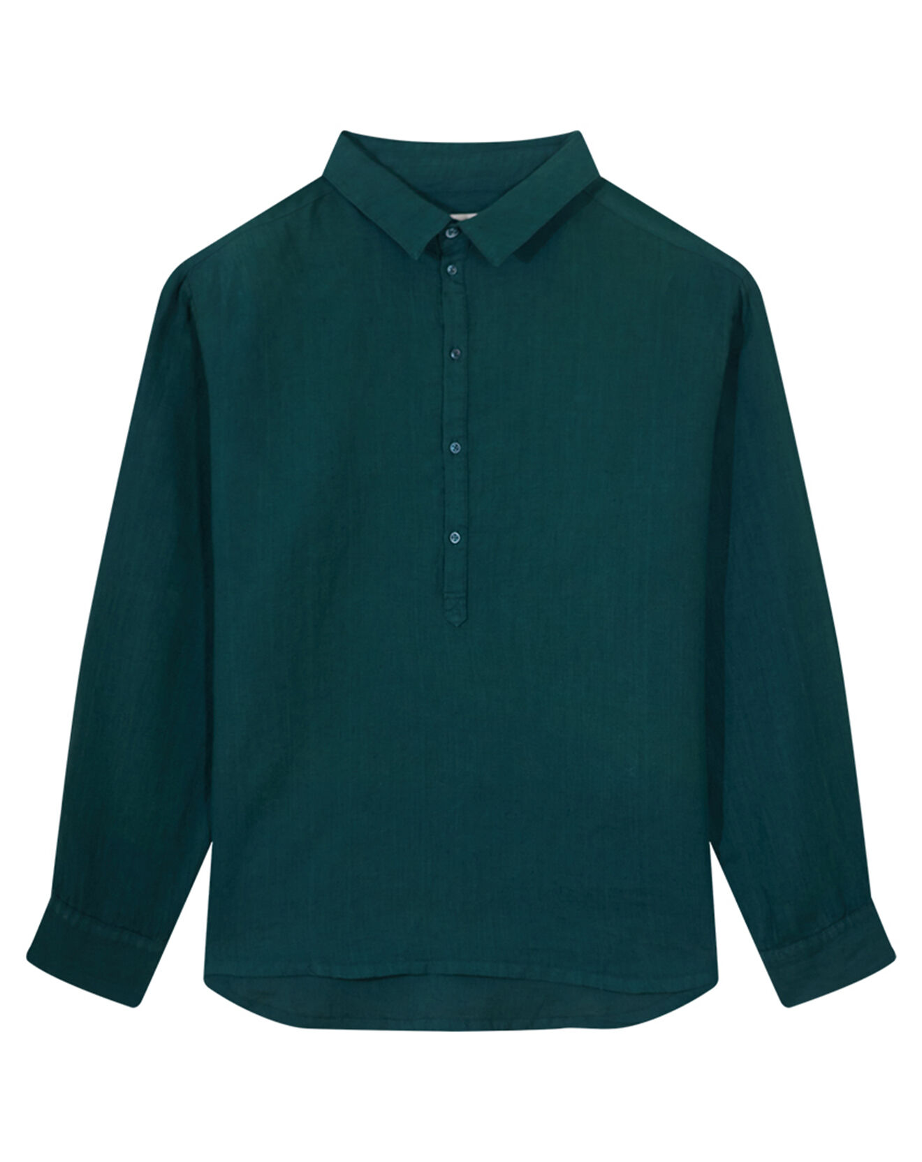 Harris Wilson Chemise 100% Lin Danish fougère