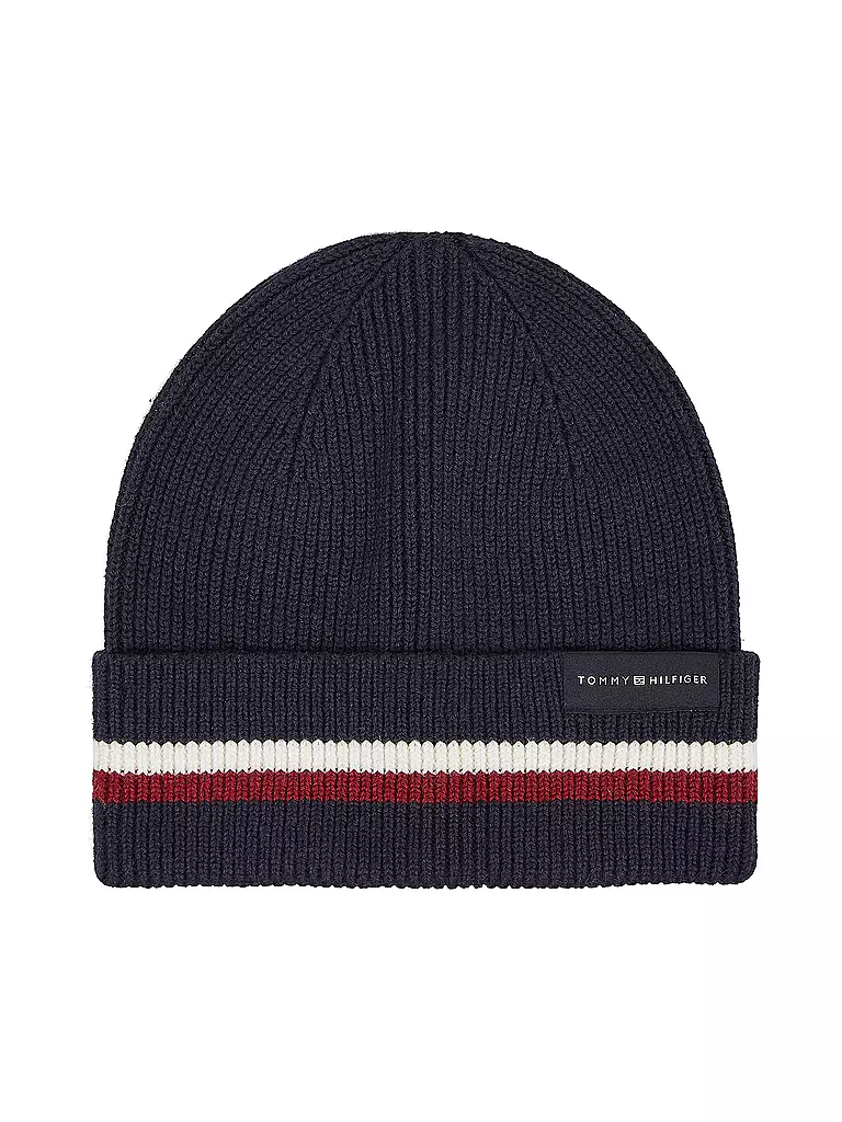 TOMMY HILFIGER Mütze - Haube blau